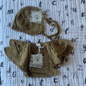 kate quinn bonnet + bloomers set